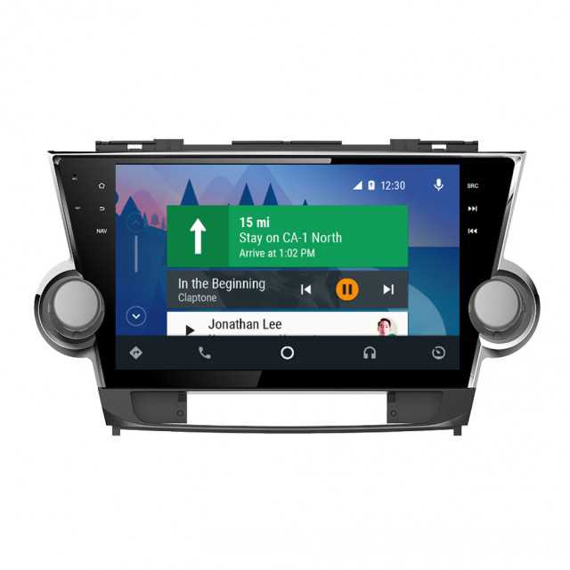 Aftermarket In Dash Multimedia Carplay Android Auto Toyota Highlander